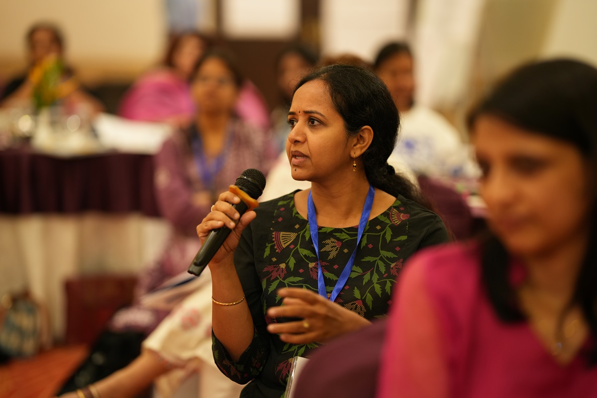 Picture of WomenLift Health India Alumnae at an event
